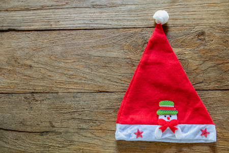 Christmas background decorate on a wooden board.の写真素材