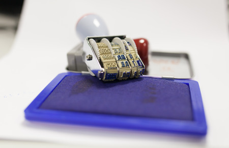 Rubber stampの写真素材