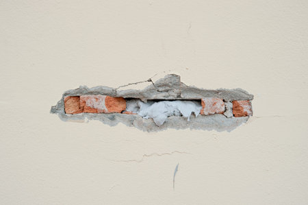Cracked wall texture