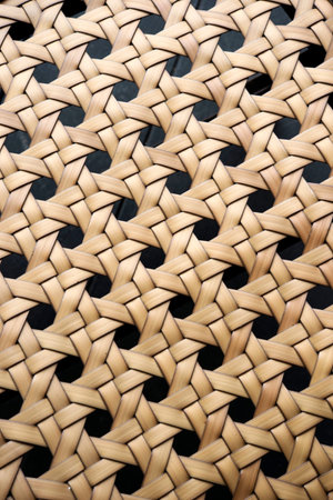 Bamboo weave design background