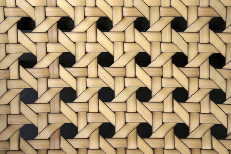 Bamboo weave design backgroundの写真素材