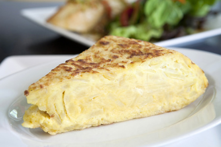 Spanish omeletの写真素材