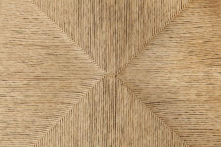 rattan palm texture from designed chairの写真素材