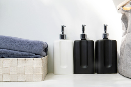 Cleaning Product on Tableの写真素材