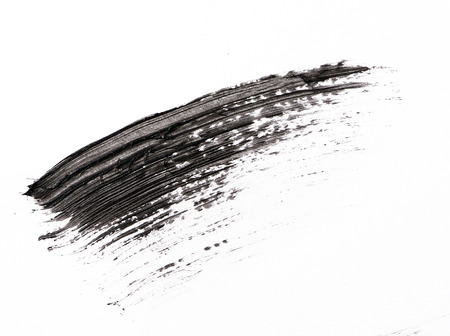 Mascara brush stroke on backgroundの写真素材