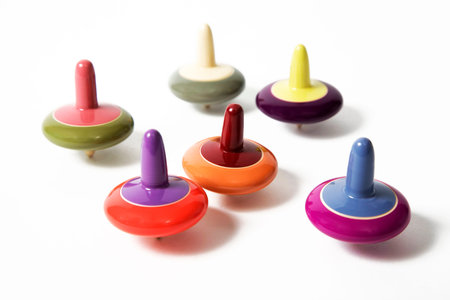 Colorful Tops fighting game