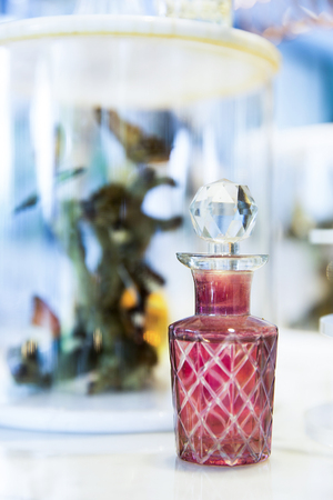 Vintage Glass bottle for perfumeの写真素材