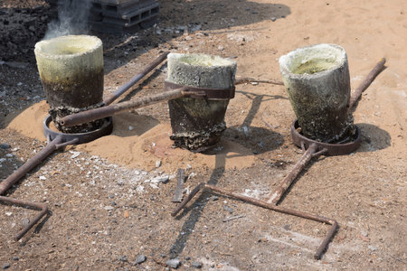 Outdoor Gold casting process
