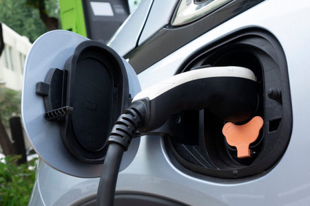 Power supply socket connect to electric vehicle for charge to the battery