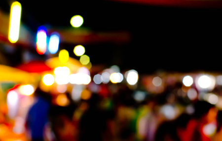 Blur light in the night backgroundsの写真素材