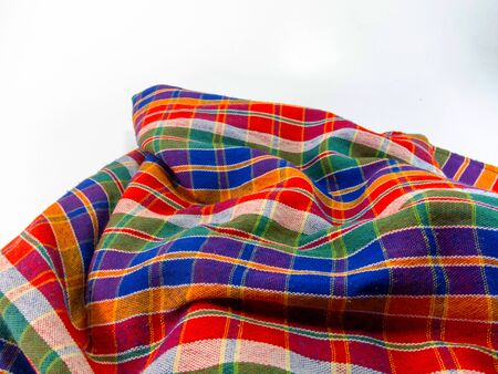 loincloth or Scottish Tissue style isolated on white backgroundの写真素材