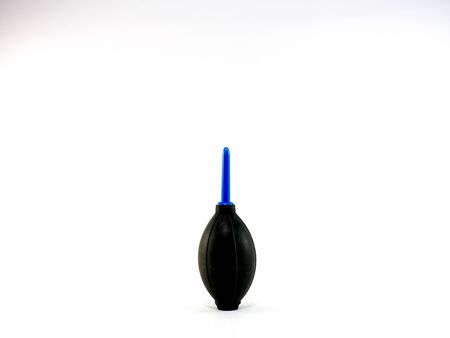 Black whistle is a white background.の写真素材