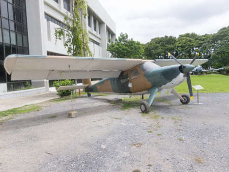 Royal Thai Air Force Museum BANGKOK,THAILAND-18 AUGUST 2018: The exterior of the aircraft has many large aircraft. To learn more closely. on,18 AUGUST 2018, in Thailand.のeditorial素材