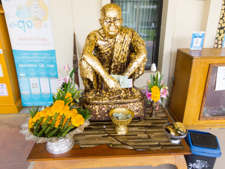 WAT BAN RAI NAKHON RATCHASIMA,THAILAND-29 SEPTEMBER 2018:(Luang Por Koon) is located in Nakhon...