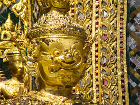 Wat Phra Kaew, Temple of the Emerald Buddha,BANGKOK THAILAND-30 OCTOBER 2018;Landmark of Thailand in which tourists from all over the world do not miss to visit.on BANGKOK THAILAND-30 OCTOBER 2018のeditorial素材