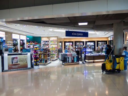 Suvarnabhumi BANGKOK THAILAND-31 OCTOBER 2018;In the Suvarnabhumi airport king power shop in  Suvarnabhumi airport on BANGKOK THAILAND-31 OCTOBER 2018のeditorial素材
