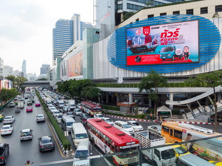 à¸ºMBK Center Bangkok Thailand-23 November 2018:It is a large shopping center in Bangkok. The 8-storey building has an area of 89,000 square meters, of which over 2,500 are rented.のeditorial素材