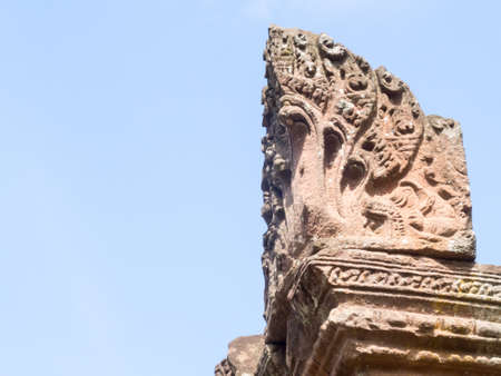 Phanom Rung Historical Park,is Castle Rock old Architecture about a thousand years ago at Buriram Province,Thailandのeditorial素材