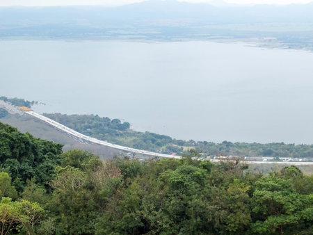 View Point Of Lamtakong Dam Nakhon Ratchasima Thailand