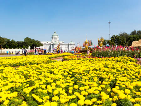 The Grounds of the Dusit Palace BANGKOK THAILAND-31 DECEMBER 2018:Love and Warmth at Winterâs End Festival at the ground of Dusit Palace. 0n BANGKOK THAILAND-31 DECEMBER 2018.のeditorial素材