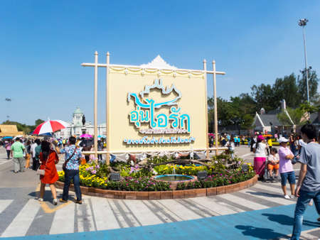 The Grounds of the Dusit Palace BANGKOK THAILAND-31 DECEMBER 2018:Love and Warmth at Winterâs End Festival at the ground of Dusit Palace. 0n BANGKOK THAILAND-31 DECEMBER 2018.のeditorial素材