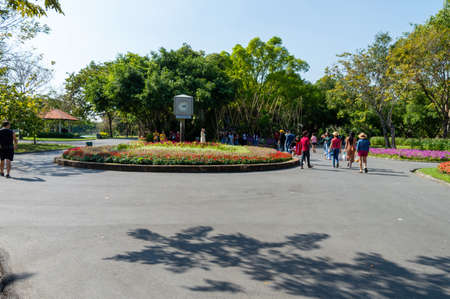 BANGKOK THAILAND-30 DECEMBER 2019:Suan Luang Rama IX also referred to as (King) Rama IX Park,is a public park in Bangkok's Prawet District. With an area of 500 rai (80 ha; 200 acres), it is the large.のeditorial素材