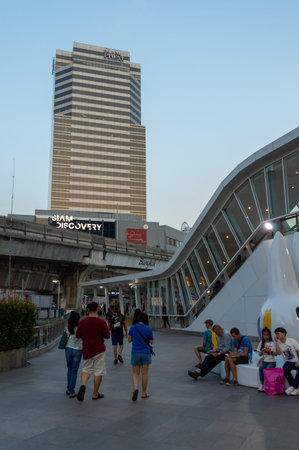 BANGKOK THAILAND-30 DECEMBER 2019:Siam Discovery is a shopping center in Thailand. Service provided...