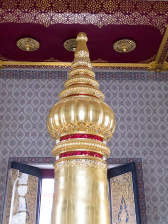 BANGKOK,THAILAND-22 AUGUST 2018: Bangkok City Pillar Shrine on, 22 AUGUST 2018, in Thailand.のeditorial素材