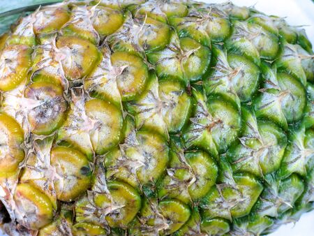 

close up surface Pineapple .の写真素材