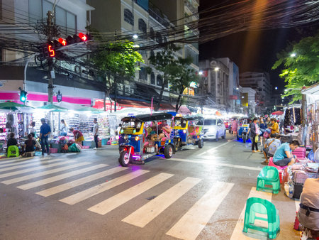 Sengpeng Market Night market BANGKOK,THAILAND-07 SEPTEMBER 2018: This market is open from midnight...