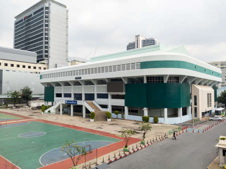 The National Stadium of Thailand BANGKOK THAILAND-24 JUNE 2020:National Stadium is a sports complex located in Pathum Wan District, Bangkok. Founded in 1937 with the construction of Supachalasai Stadium.のeditorial素材