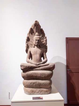 National Museum King Narai LOP BURI THAILAND-17 JULY 2020:Is a museum located inside the ancient palace Phra Narai Ratchaniwet, Tha Hin Subdistrict, Mueang Lop Buri District Lop Buri Province.のeditorial素材