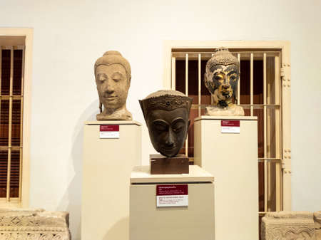 National Museum King Narai LOP BURI THAILAND-17 JULY 2020:Is a museum located inside the ancient palace Phra Narai Ratchaniwet, Tha Hin Subdistrict, Mueang Lop Buri District Lop Buri Province.のeditorial素材