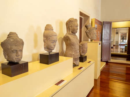 National Museum King Narai LOP BURI THAILAND-17 JULY 2020:Is a museum located inside the ancient palace Phra Narai Ratchaniwet, Tha Hin Subdistrict, Mueang Lop Buri District Lop Buri Province.のeditorial素材