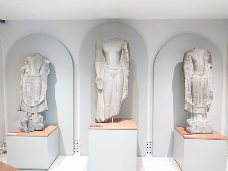National Museum King Narai LOP BURI THAILAND-17 JULY 2020:Is a museum located inside the ancient...