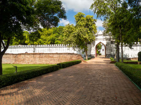 National Museum King Narai LOP BURI THAILAND-17 JULY 2020:Is a museum located inside the ancient palace Phra Narai Ratchaniwet, Tha Hin Subdistrict, Mueang Lop Buri District Lop Buri Province.のeditorial素材