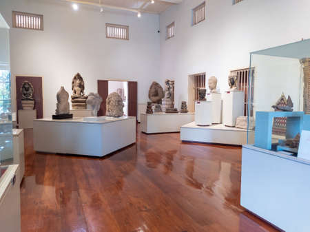 National Museum King Narai LOP BURI THAILAND-17 JULY 2020:Is a museum located inside the ancient palace Phra Narai Ratchaniwet, Tha Hin Subdistrict, Mueang Lop Buri District Lop Buri Province.のeditorial素材