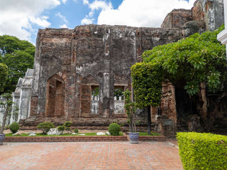 National Museum King Narai LOP BURI THAILAND-17 JULY 2020:Is a museum located inside the ancient palace Phra Narai Ratchaniwet, Tha Hin Subdistrict, Mueang Lop Buri District Lop Buri Province.のeditorial素材