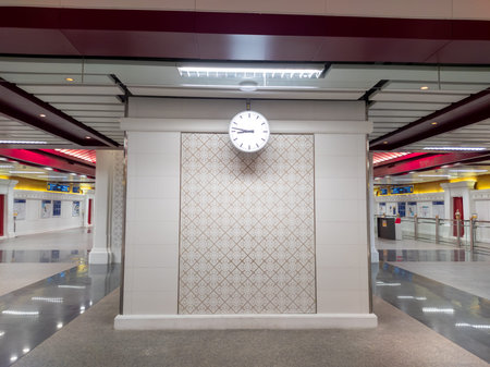 Bangkok  THAILAND-17 September 2020:Sanam Chai MRT Station Is a subway station On the MRT Sai...
