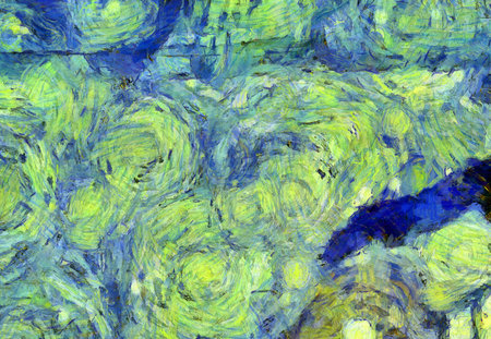 Abstract oil painting background Impressionist style illustrated to create designs.の写真素材