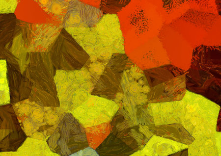Abstract oil painting background Impressionist style illustrated to create designs.