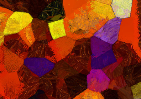 Abstract oil painting background Impressionist style illustrated to create designs.