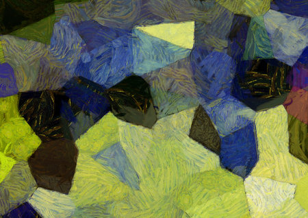 Abstract oil painting background Impressionist style illustrated to create designs.