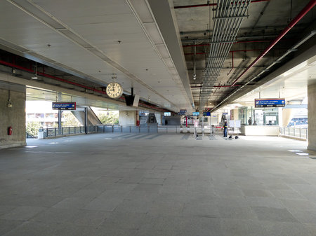 BANGKOK THAILAND-05 November 2021:The Dark Red Line Kheha Station Construction is expected to be...