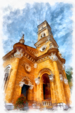 St.Joseph's Church It was built since the Ayutthaya period by the first building According to the records of the bishop and Archbishop FranÃ§ois Palou recorded.の写真素材