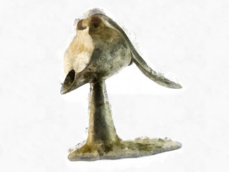 lemon juice on a white background watercolor style illustration impressionist painting.の写真素材