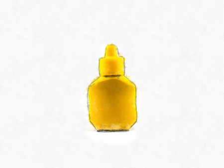 Lack of medicine put a wound on a white background watercolor style illustration impressionist painting.の写真素材