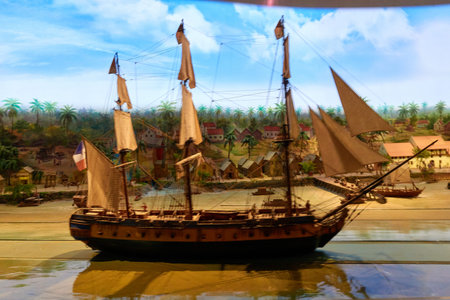 SAMUT PRAKAN THAILAND-08 November 2022:Samut Prakan Learing Park And Tower.Tourists retrace the story of the sea fortified outpost town. from past to present through various exhibitions.のeditorial素材