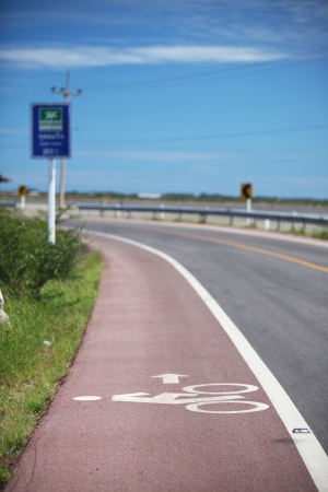Bicycle pathの写真素材