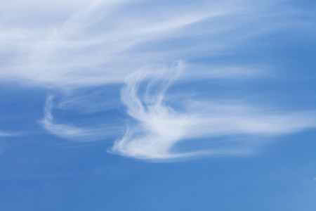 clouds in the blue skyの写真素材